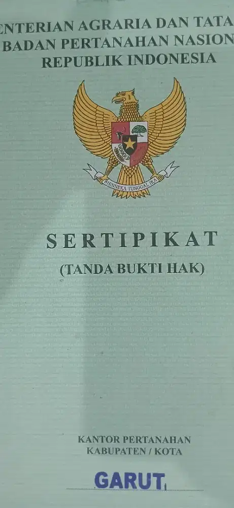 Di jual sawah, dekat pariwisata situ bagendit