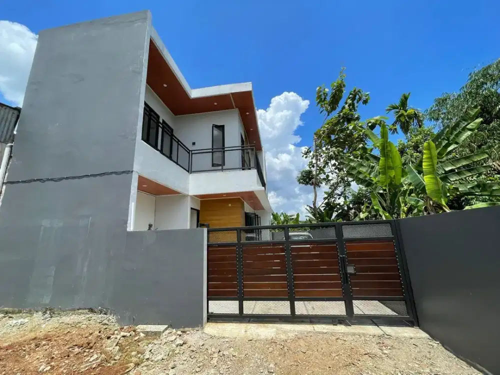 Rumah Dijual Di Jatijajar Siap Huni Tanah Luas Pinggir Jalan Utama