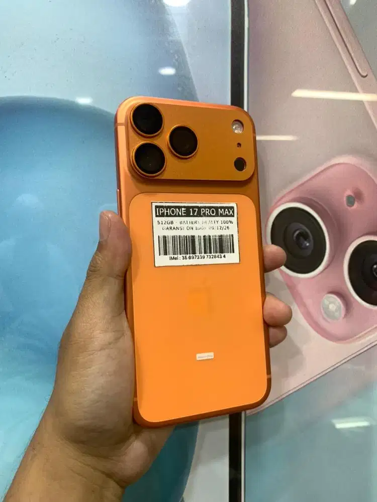 Second iPhone 17 Pro Max 512GB GARANSI ON IBOX