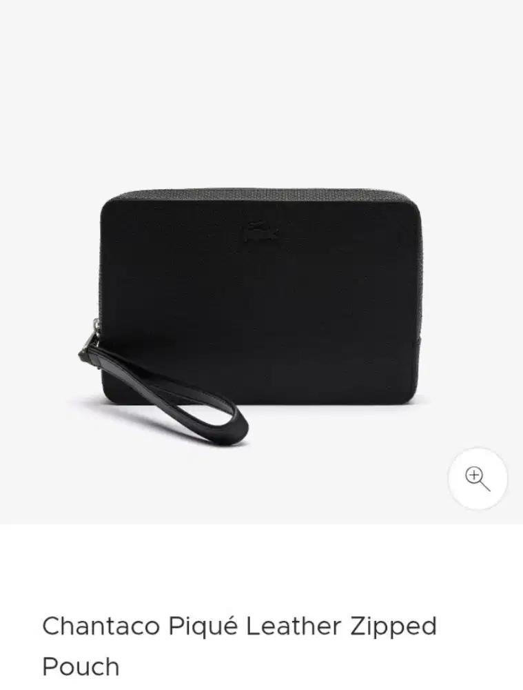 Chantaco Piqué Leather Zipped Pouch
