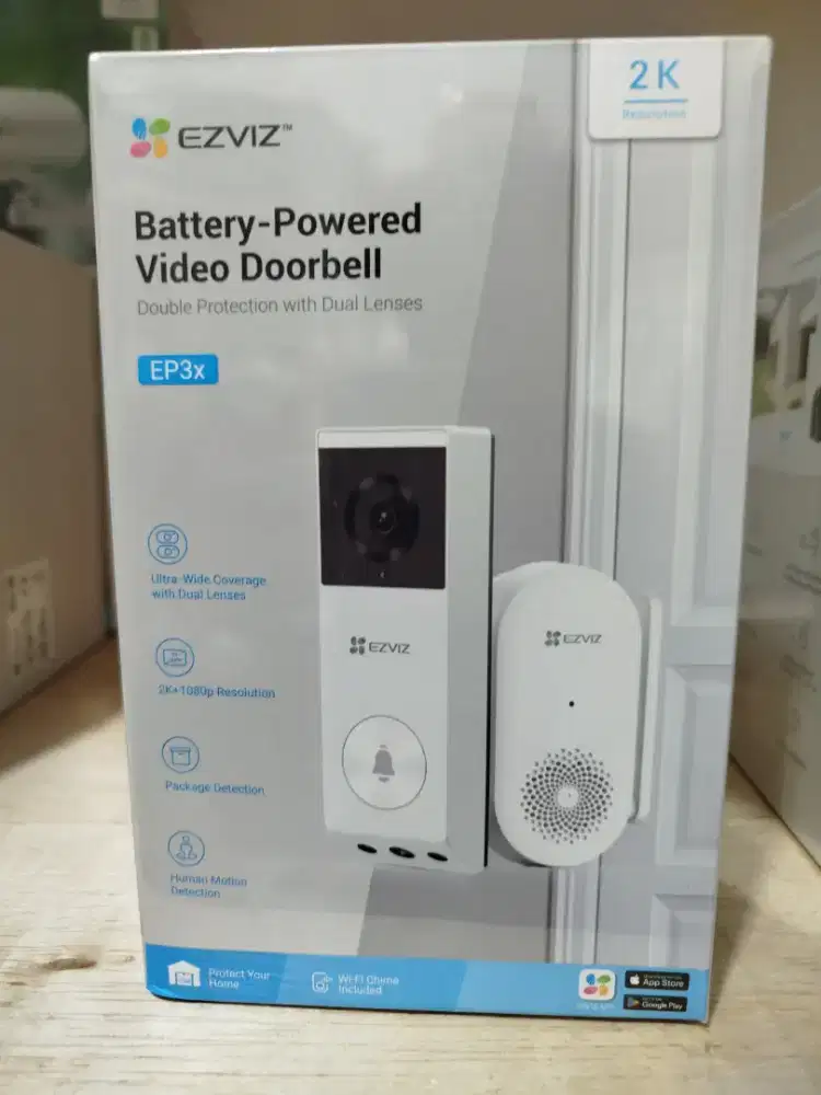 EZVIZ Video Doorbell EP3x Video Intercom Bisa Akses Dari HP