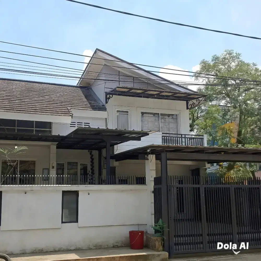 Dsewakan rumah 2lant 200m 95jt th pinggir jalan loks grand depok city
