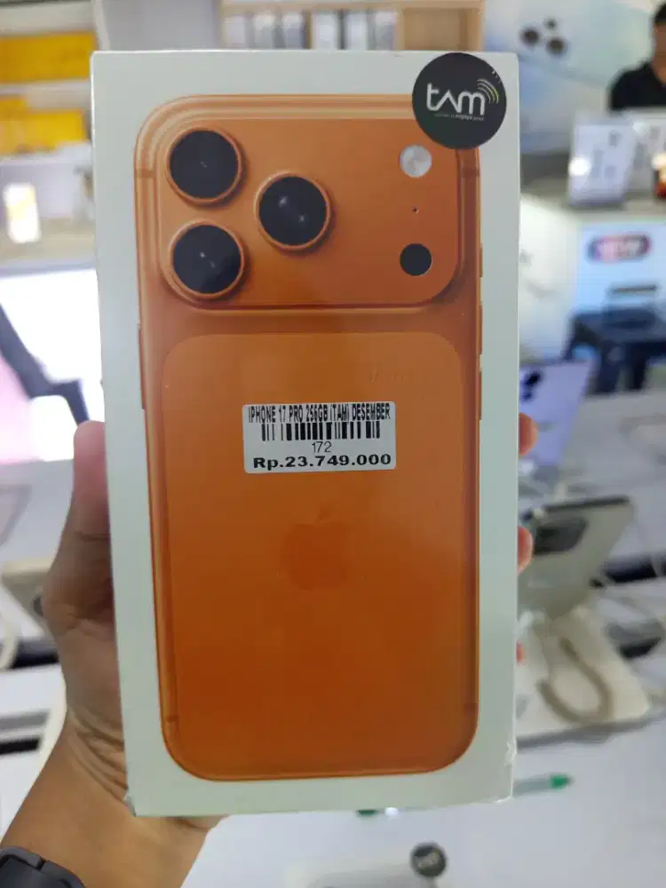 IPHONE 17 PRO 256 GB WARNA ORANGE READY STOCK DI TOKO ATLANTIS JEMPONG