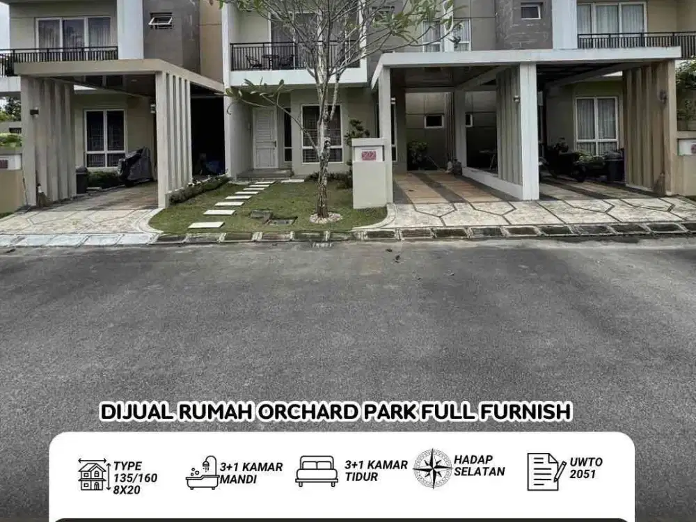 Dijual Rumah Orchard Park Carica Batam Center