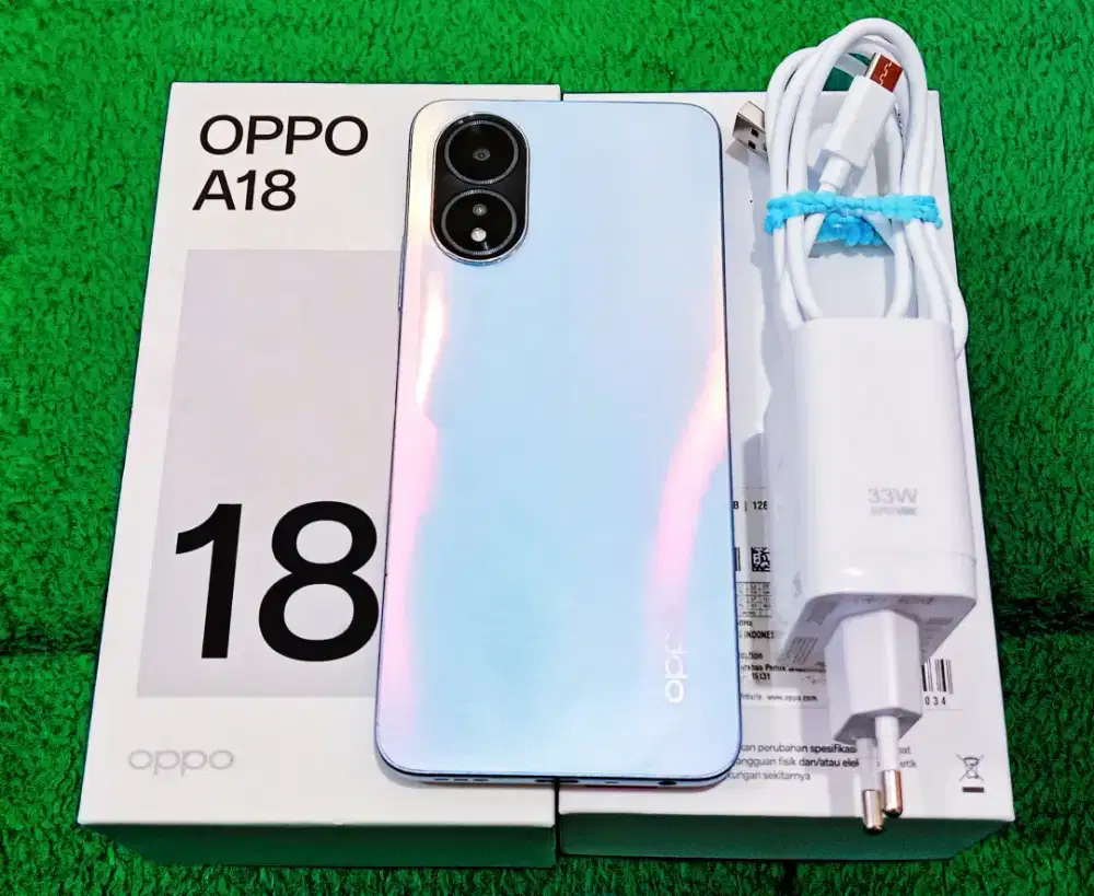 OPPO A18 4+4GB/128GB LENGKAP