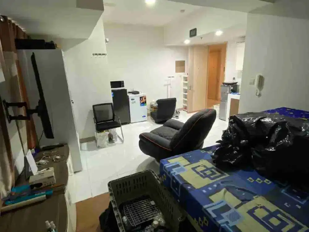Dijual murah apartemen tokyo PIK tipe 1BR luas 36m full furnish lantai rendah view taman
