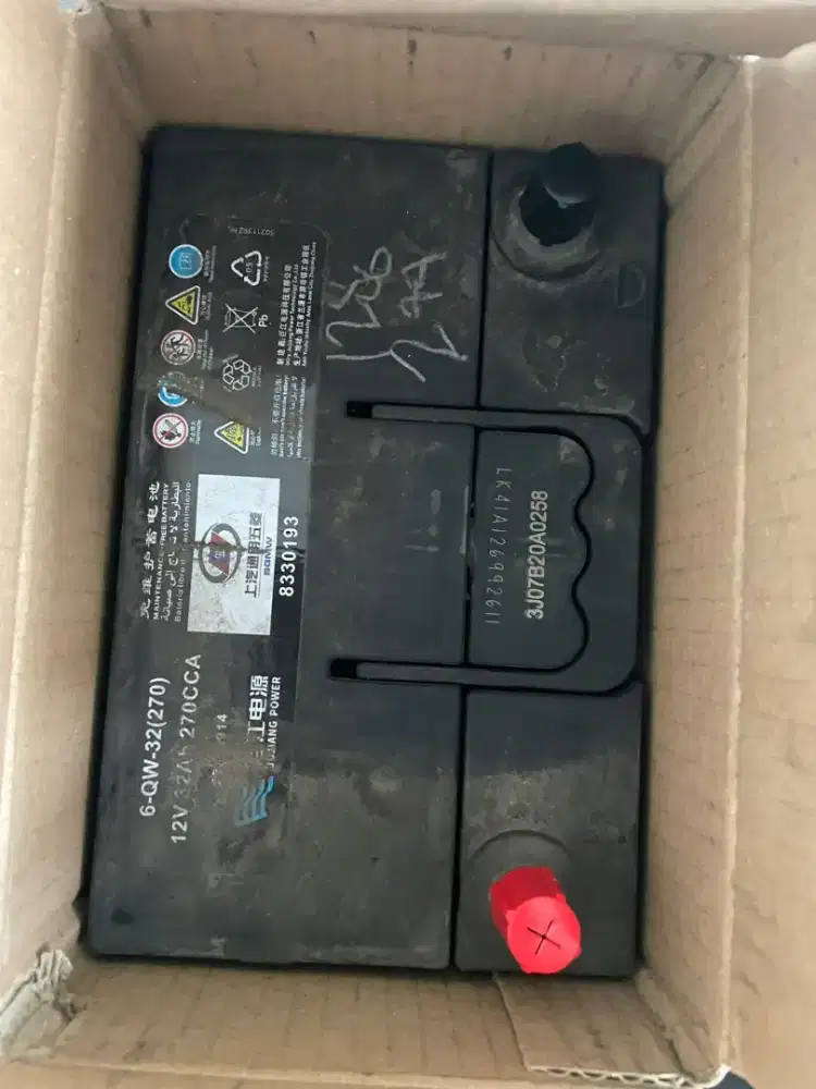 Aki mobil bekas 32Ah