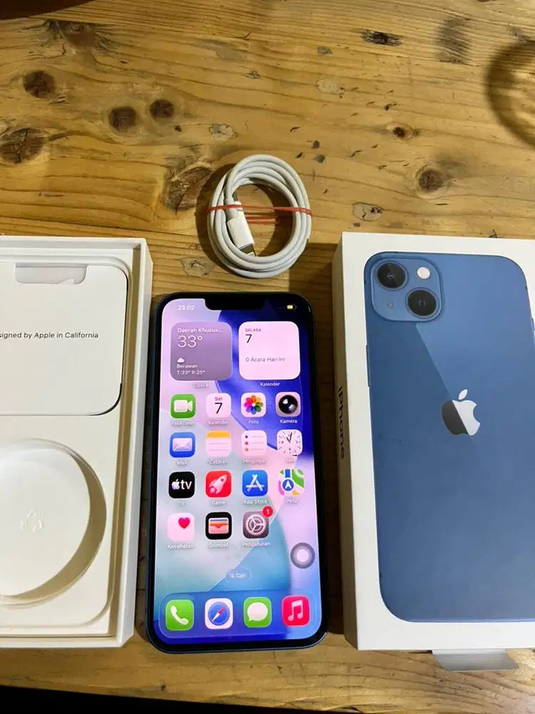 iPhone 13 128 GB Blue ex IBox