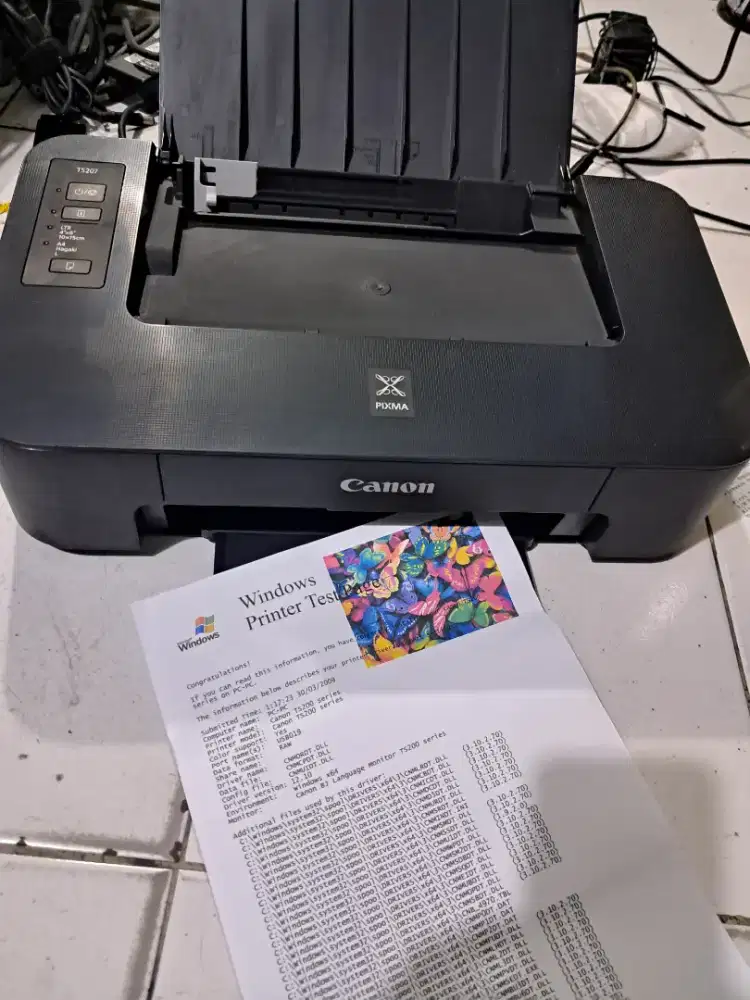 Printer canon ts207 tinggal pake