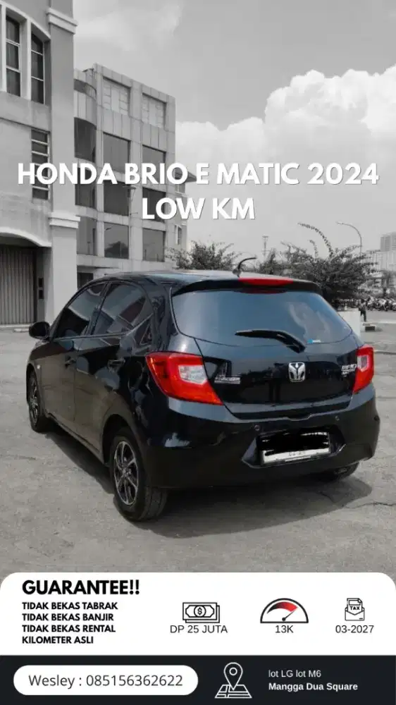 Honda Brio E AT Matic 2024