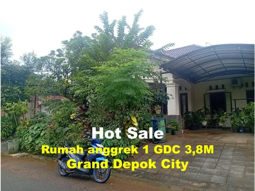Dijual cepat Rumah Cluster Anggrek 1 Grand Depok City