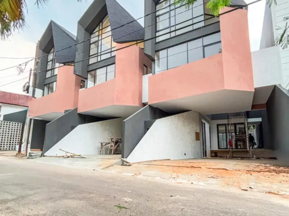 Rumah Baru Kemang Jakarta Selatan Dijual, 2 Lantai SHM, 4 KT, Desain Modern, Harga Mulai 6 M-an