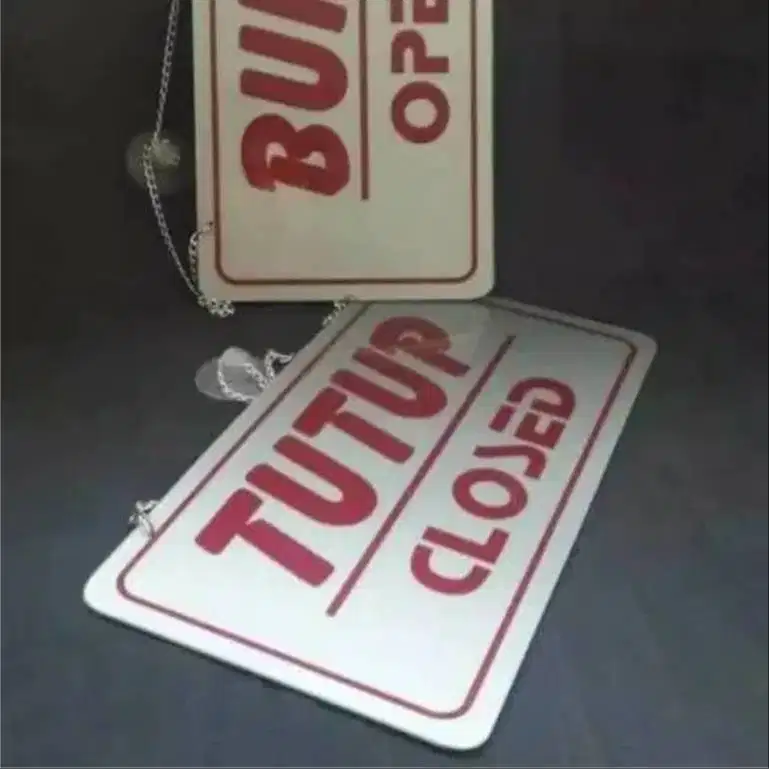 Akrilik neonbox papan reklame huruf timbul stiker wallpaper soloraya