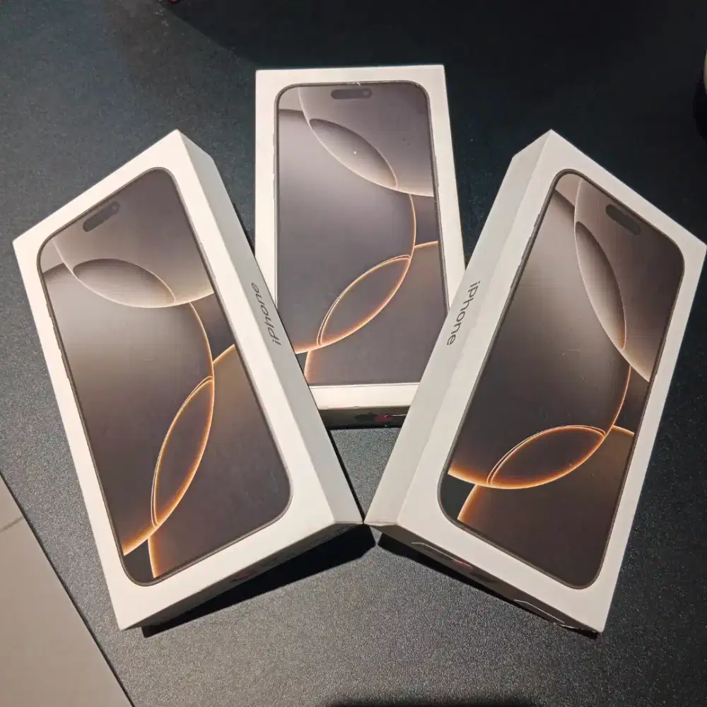 IPhone 16 ProMax 1TB Natural Titanium Garansi Resmi iBox