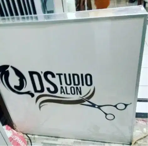 Nion box Shop sign papan nama menu huruf timbul letter Bendera MMT dll