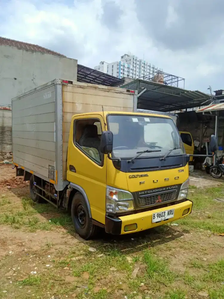 Mitsubishi CANTER FE.71.Engkel CDE.Box Cargo alm Bagus