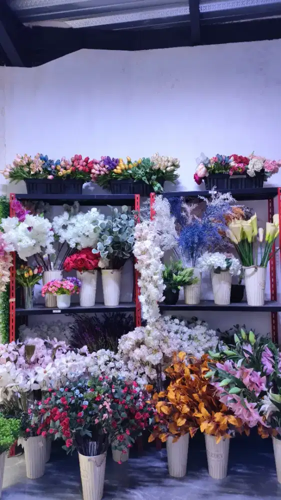 BUNGA ARTIFICIAL BARU 1 SET (SEMUA MACAM BUNGA)