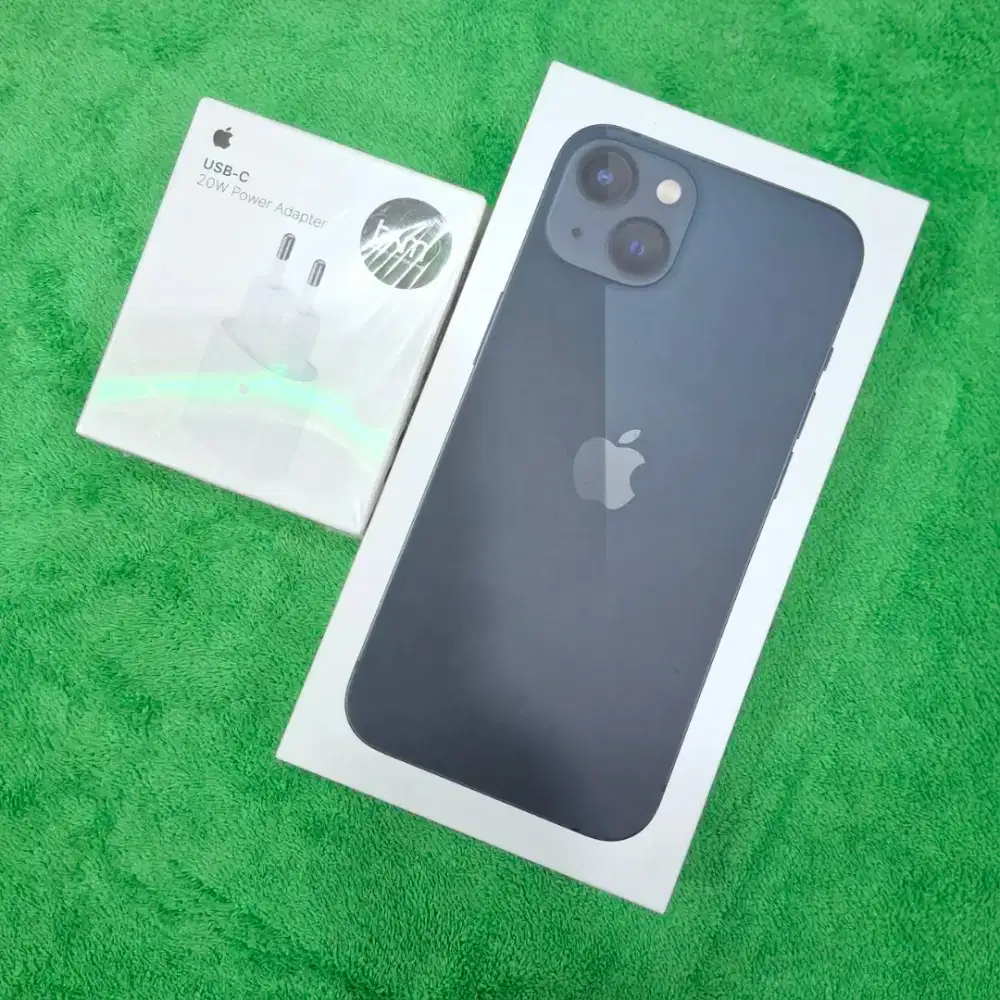 iPhone 13 128gb non aktif BNOB open segel free adapter