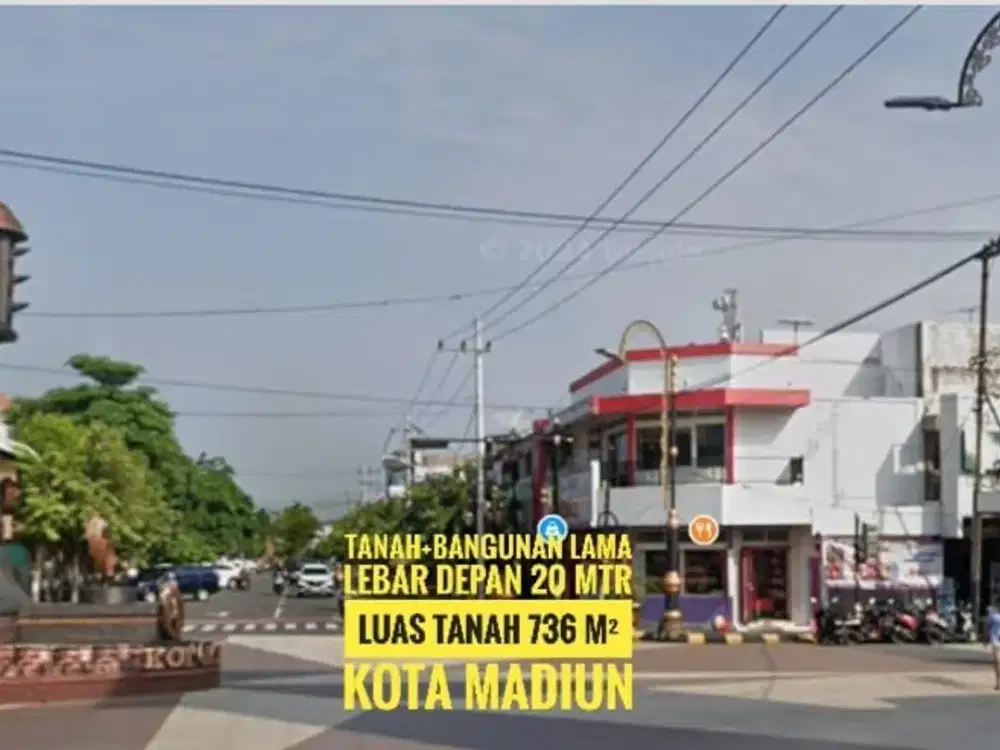 JUAL, Tanah+Bangunan Lama, PangSud KOTA MADIUN Lokasi Baguss