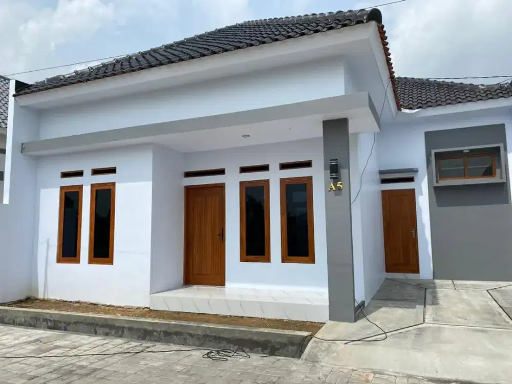 rumah pesan bangun free desain type 50/99 bisa kpr bank tanpa dp proses cepat dan mudah lokasi di gentan baki
