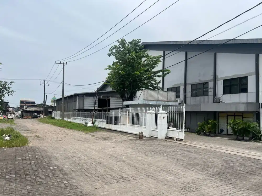 Dijual Cepat Gudang EX Pabrik Siap pakai Tambak Sawah Sidoarjo