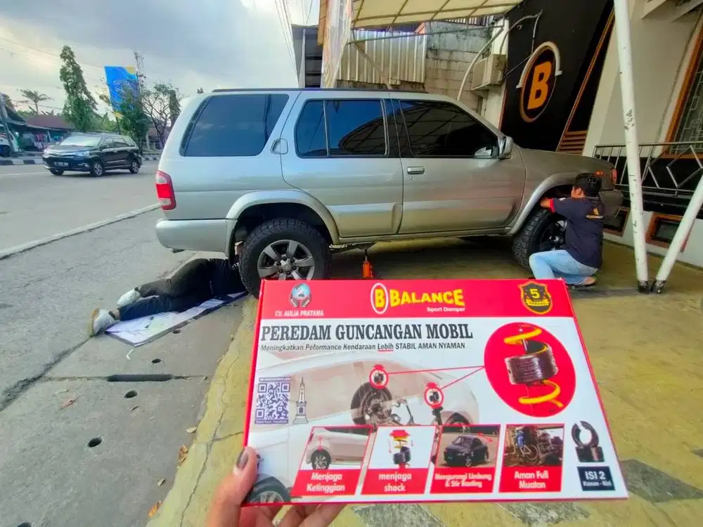 Pasang cukup 30Menit Mobil AUTO ANTENG bebas LIMBUNG dg BALANCE DAMPER