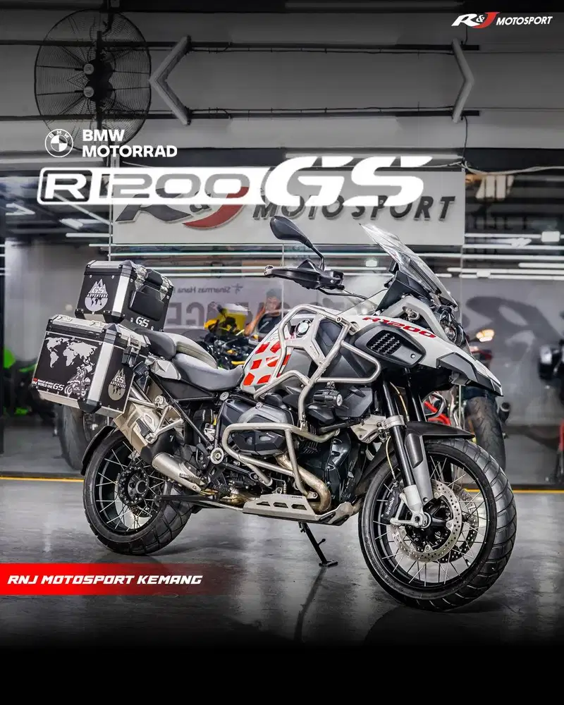 BMW GS 1200 K51 K50 Nik 2016 With Box Odo 12.000 an Knalpot Original