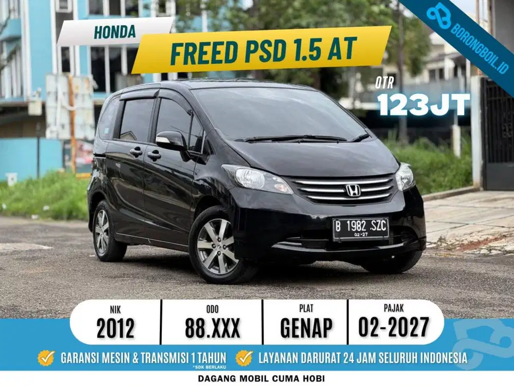 HONDA FREED PSD 1.5 AT 2012 HITAM