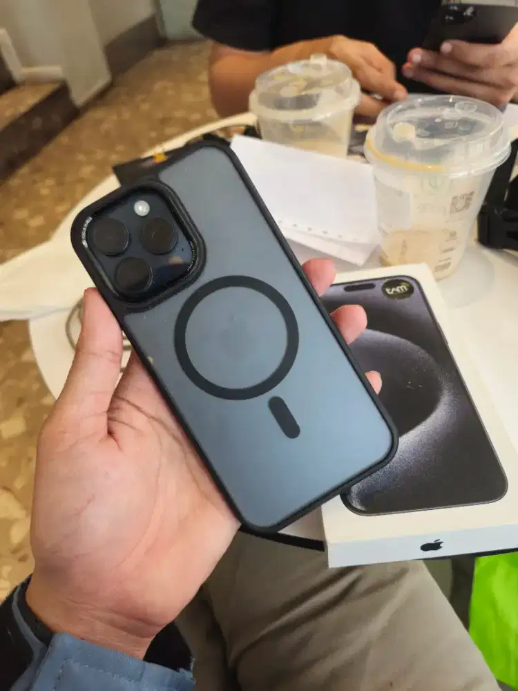 Iphone 15 pro max blue titanium ibox resmi bkn 512gb 1TB