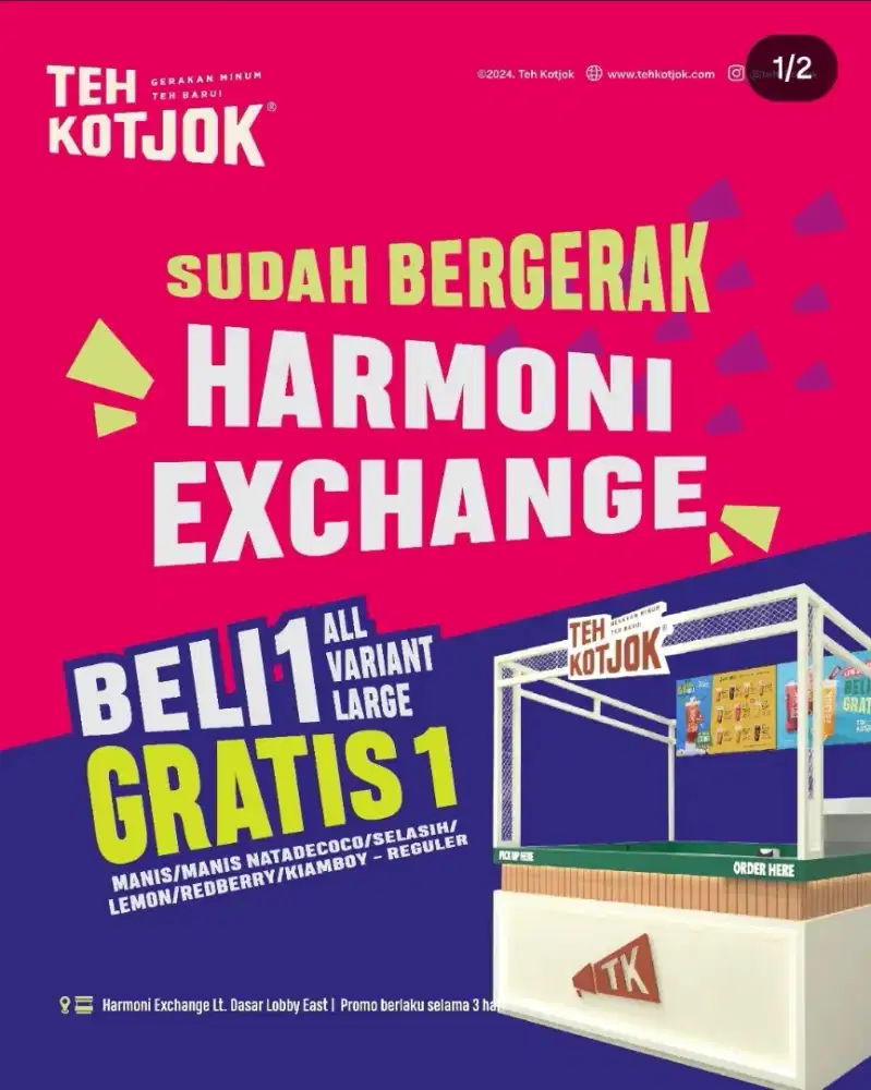 Lowongan sales dan barista teh kotjok