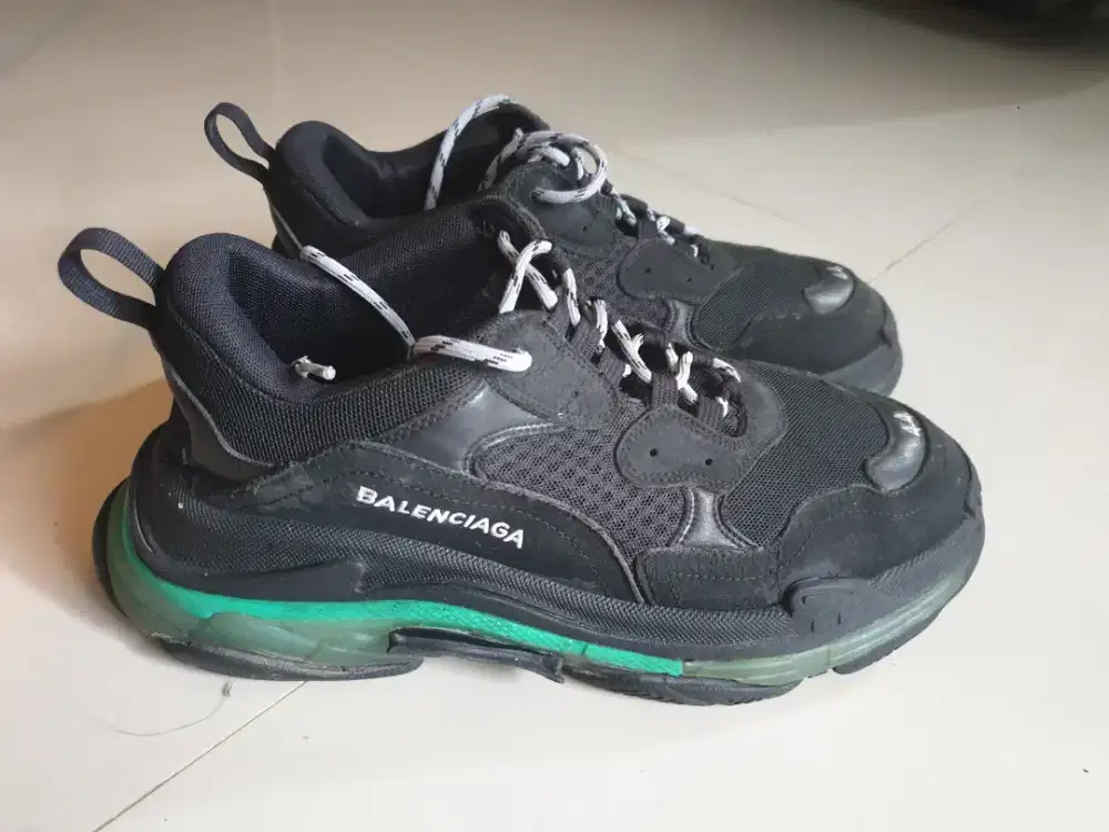 Balenciaga Triple S Black Green