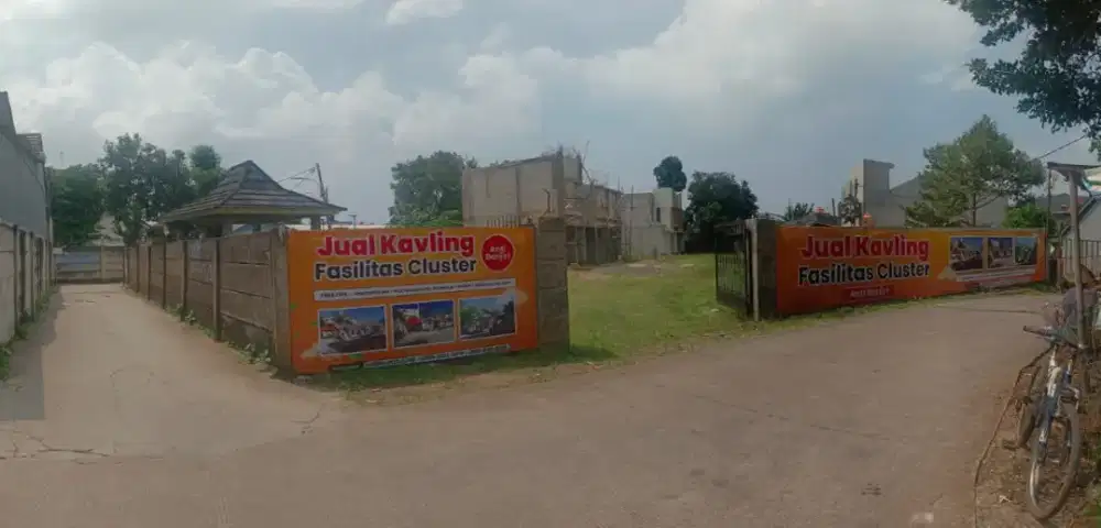 Jual tanah kavling lokasi pinggir jalan