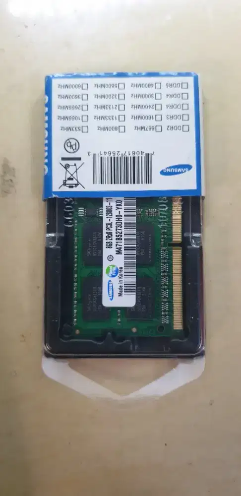 Samsung 8GB DDR3L SO-DIMM laptop