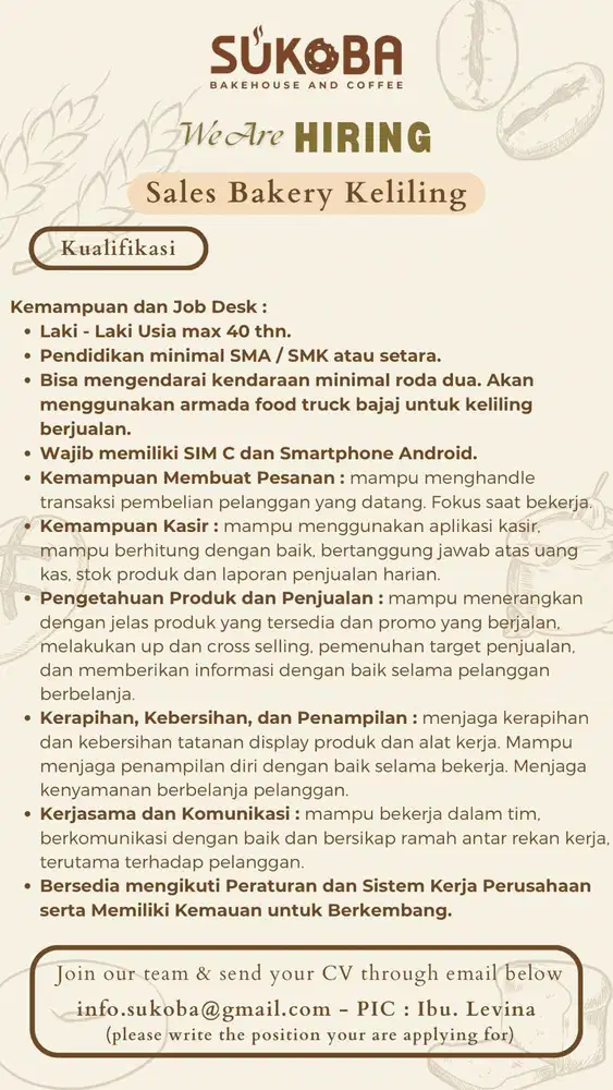 Sales Bakery Keliling via Bajai