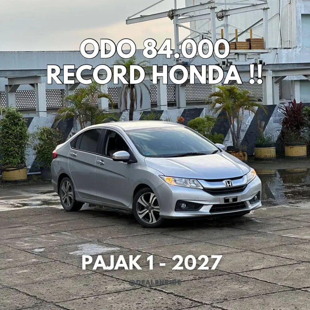 KM 84.000 ANTIKK !! PAJAK 1/2027 HONDA CITY E RS 2015 CVT SIAP PAKAI