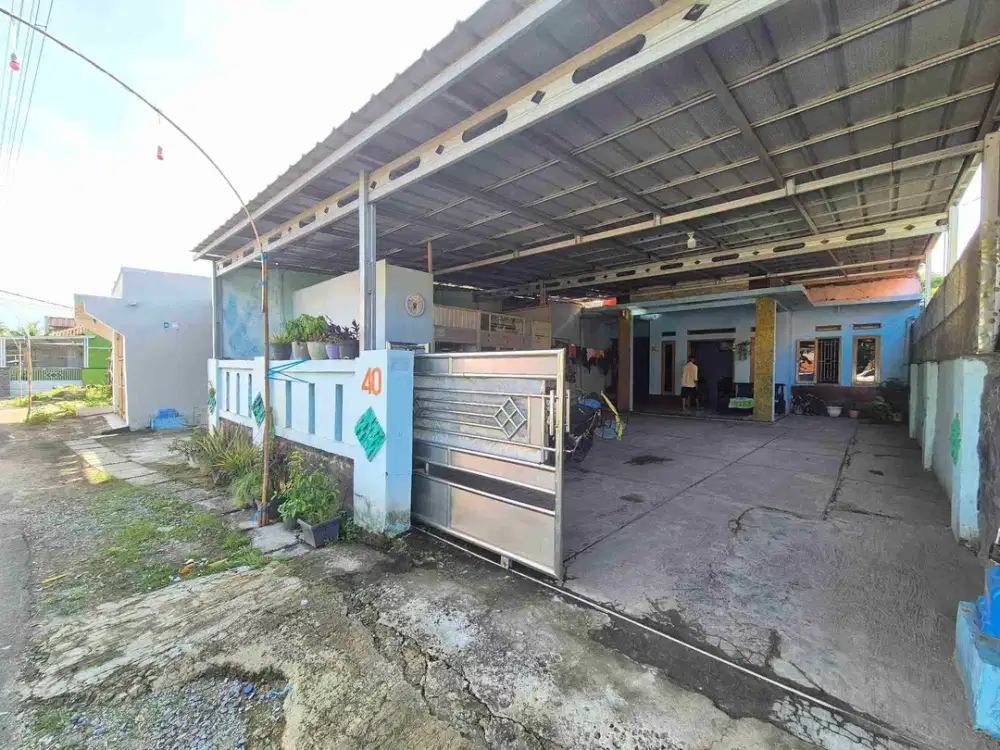 jual rumah kampung pinggir jalan kampung deket moss serang surat SHM