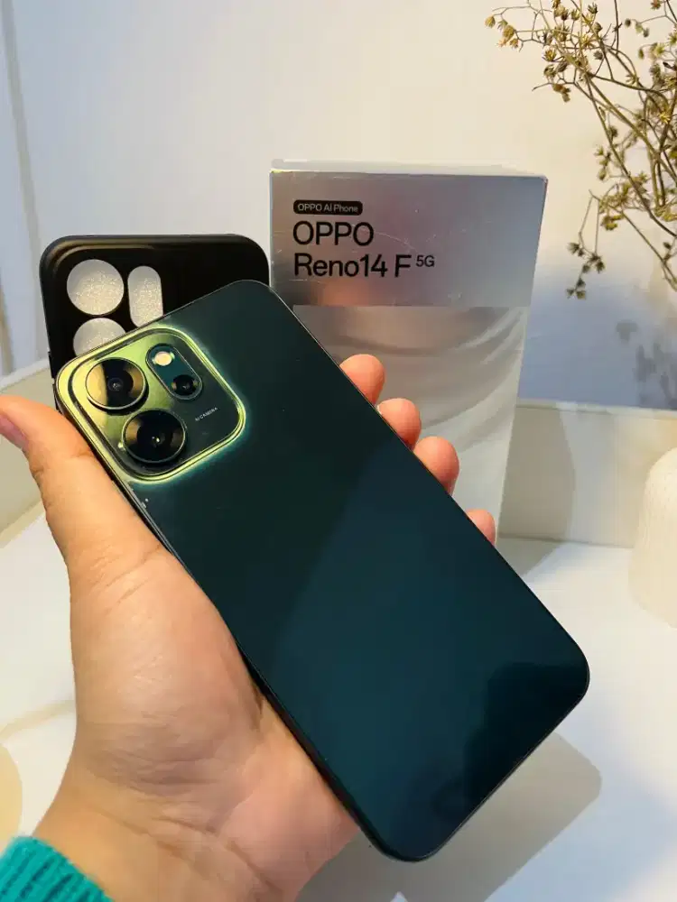 Oppp reno 14f 512gb like new garansi panjang fullset