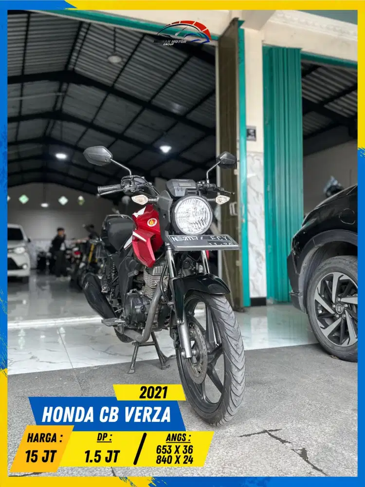 HONDA CB VERZA 2021 BEKAS RASA BARU BOSSKU HIKMAH MOTOR KEPUH MALANG