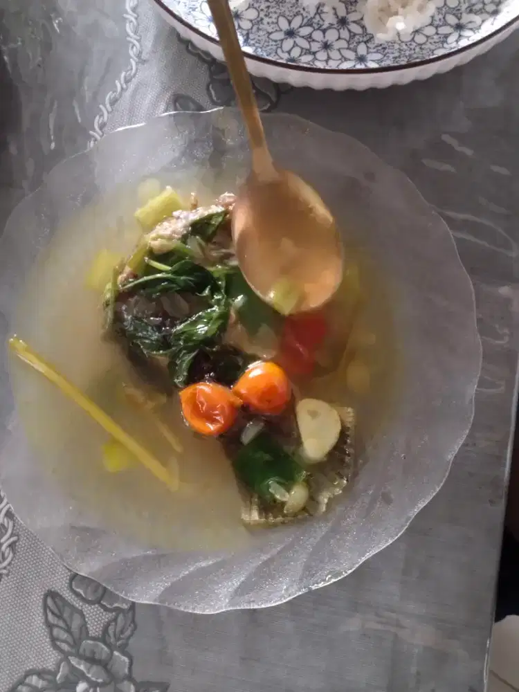 Sayur pindang patin khas palembang