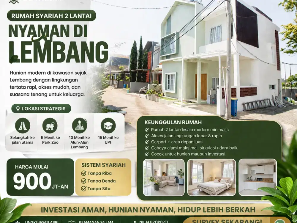 Rumah Adem di Lembang – Cocok Hunian & Investasi, Harga Bersahabat