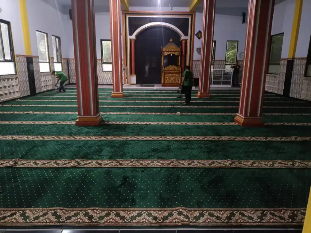Tersedia Karpet sajadah Masjid import pembelian menyesuaikan kebutuhan