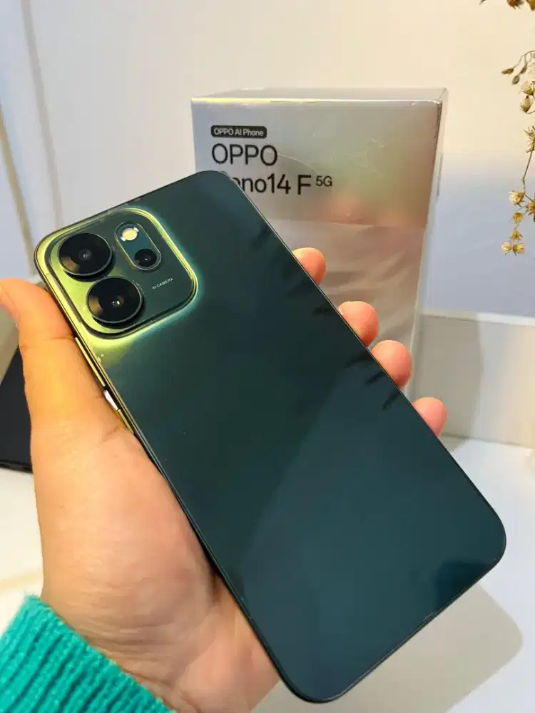 Oppp reno 14 F 512gb like new garansi panjang fullset