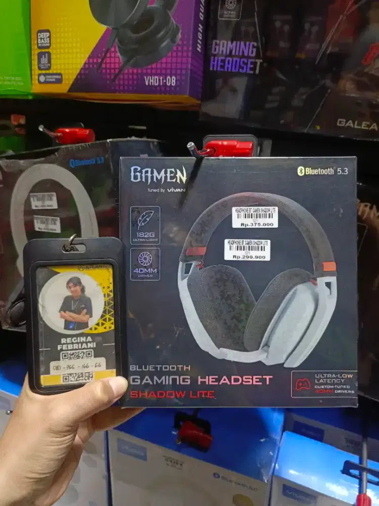 HEADPHONE BT GAMEN SHADOW LITE | ATLANTIS DAHSYAT