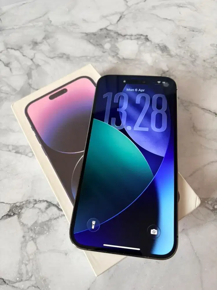 Iphone 14 Pro Max 256GB Purple Fullset Original All operator