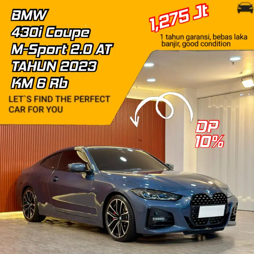 BMW 430i Coupe M-Sport 2.0 AT Tahun 2023