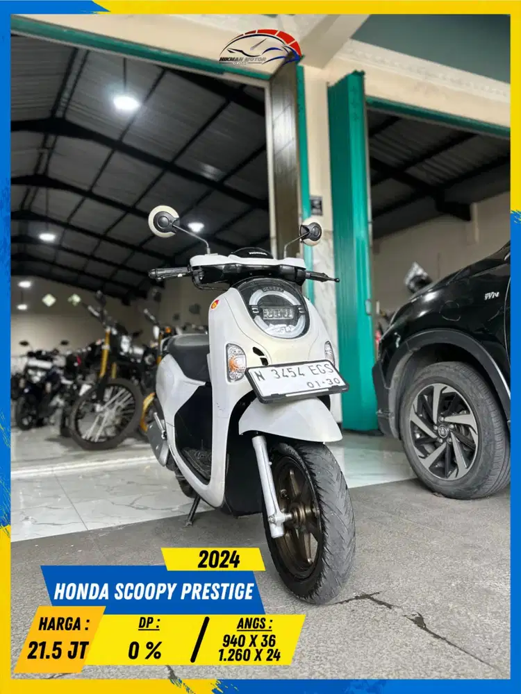 HONDA SCOOPY PRESTIGE 2024 MANTAP MASZEHH HIKMAH MOTOR KEPUH MALANG