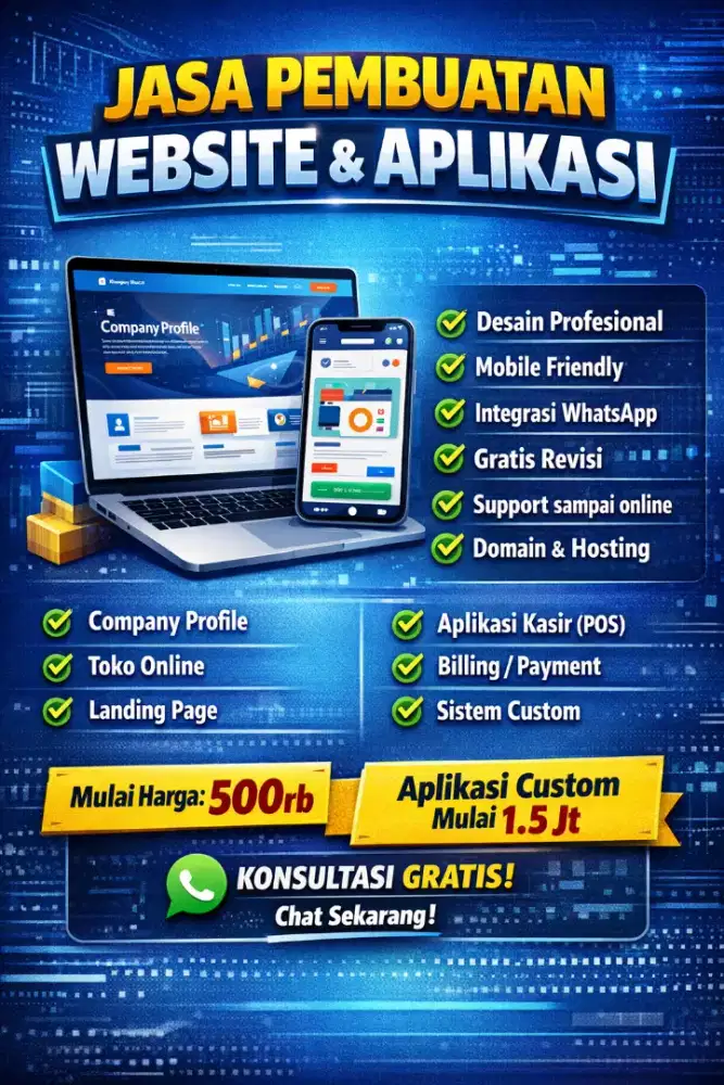 Jasa pembuatan website dan aplikasi