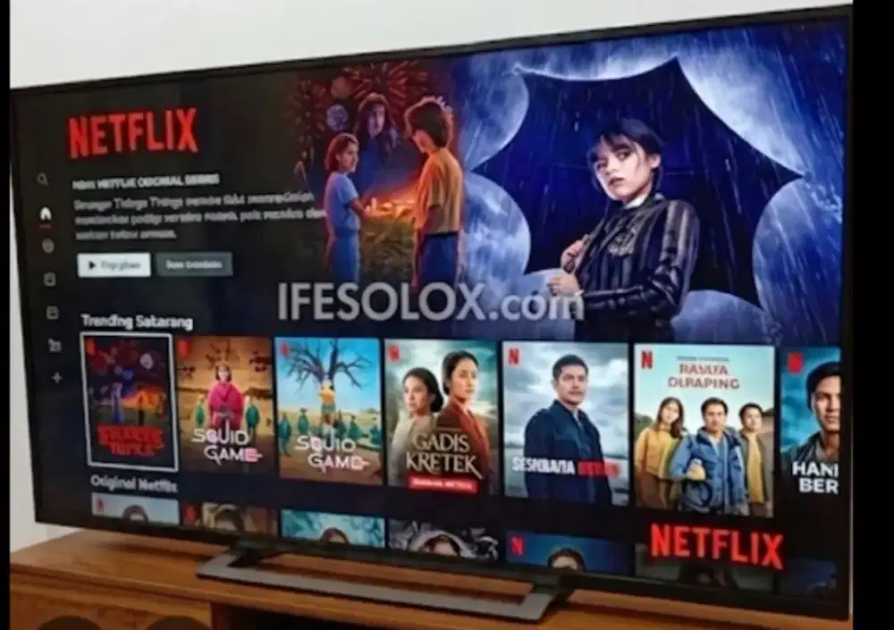 Jual Android TV Toshiba 55 inc kondisi mulus