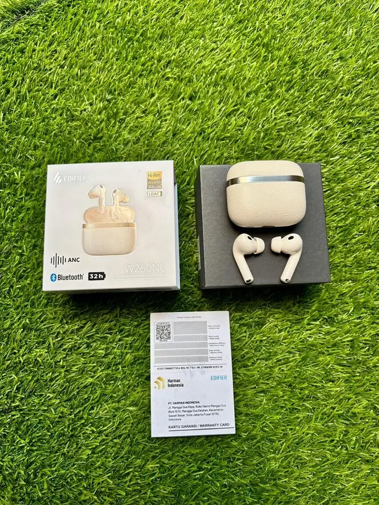 TWS Edifier W260NC with Active Noise Cancellation (Ivory)