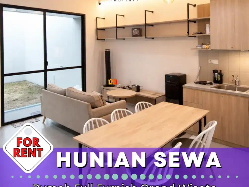 UNTUK 3-4 ORANG! RUMAH SEWA FULL FURNISH DI BEKASI
